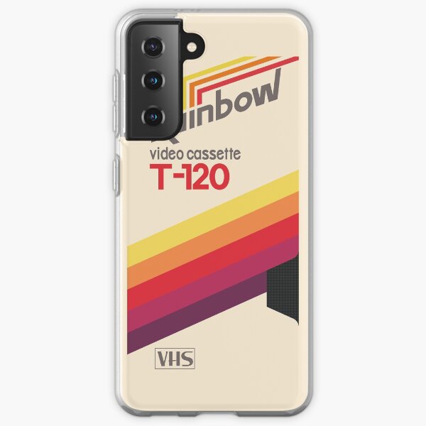 VHS Rainbow T-120 Samsung Galaxy Soft Case