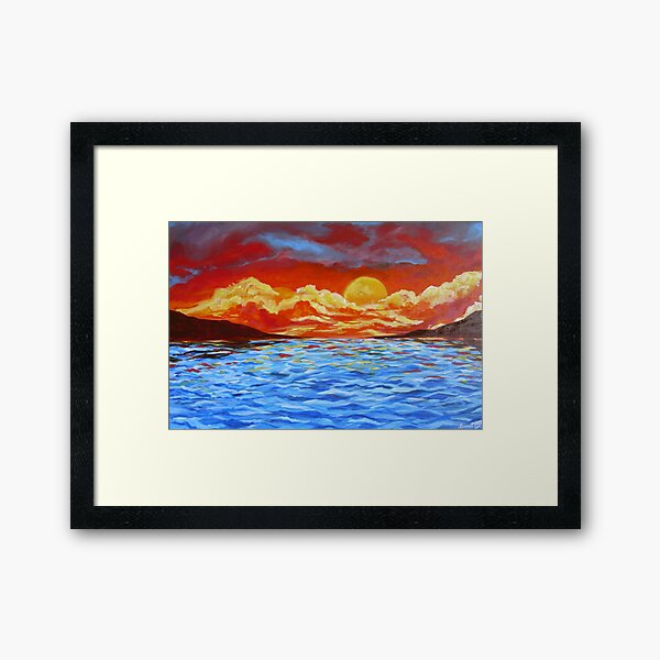 Sunset Siesta Framed Art Print