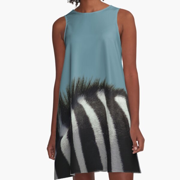 Deborah the Zebra A-Line Dress
