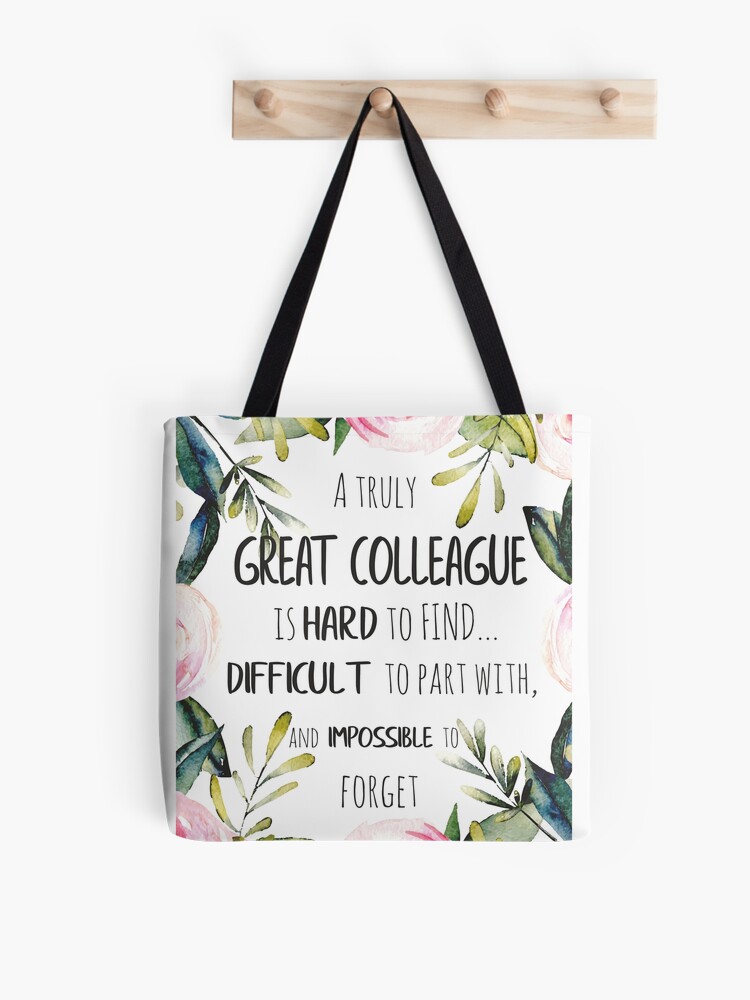 Tote Bag Cadeau De Depart Depart Depart Idee De Cadeau Remerciement Citation Cadeau D Appreciation Motivation Par Tanabe Redbubble