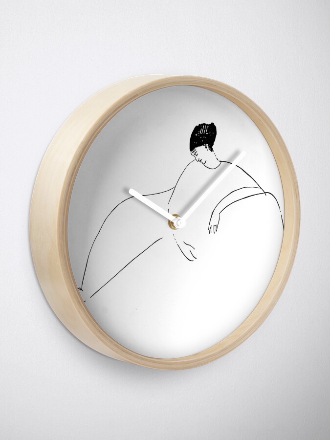 Alternate view of Modigliani: Anna Akhmatova, 1911 Clock