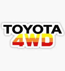 Toyota Offroad 4WD Sticker Sticker