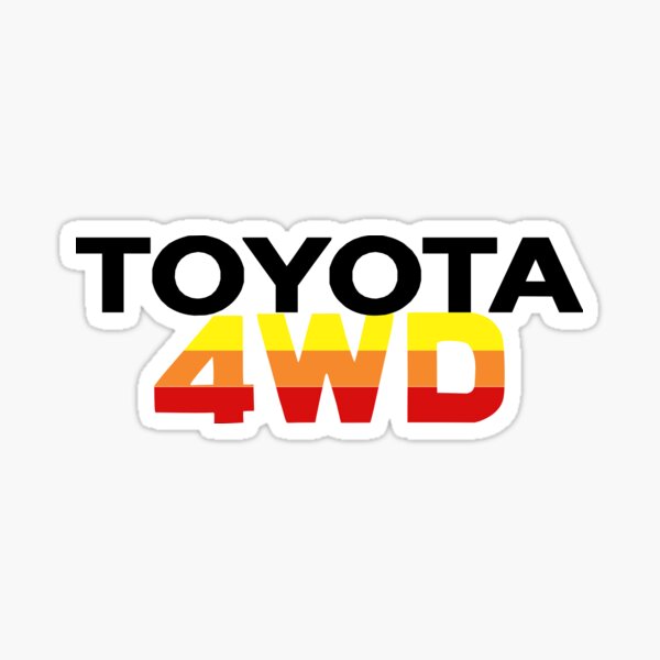 Toyota Offroad 4WD Sticker Sticker