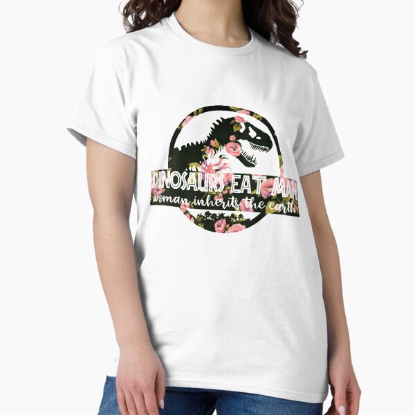 Item preview, Dinosaurs Eat Man Woman Inherits The Earth Flower designed and sold by Grow12D.