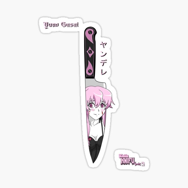 SRBB1401 Yuno Gasai Mirai Nikki Car Window Decal Sticker anime