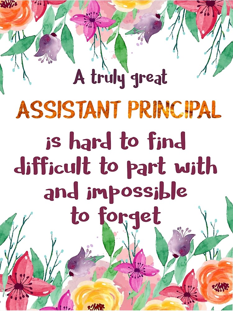 "Assistant principal Farewell gift Leaving Gift Idea / Assistant