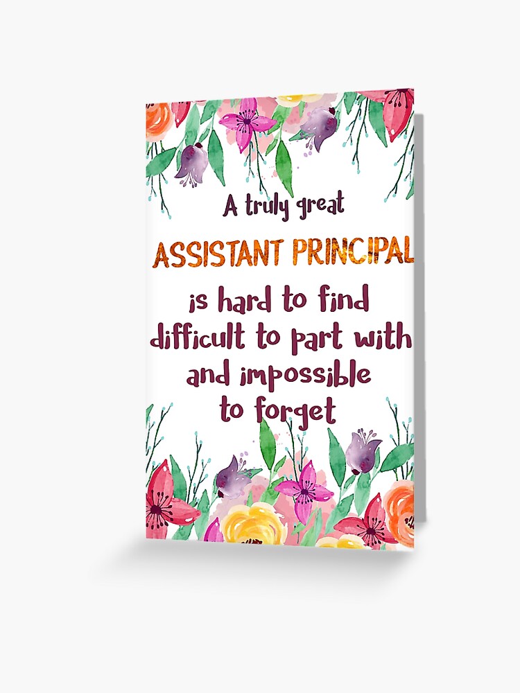 Assistant Principal Farewell Gift Leaving Gift Idea Assistant