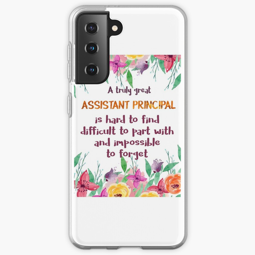 Assistant Principal Farewell Gift Leaving Gift Idea Assistant Principal Thank You Quote Appreciation Gift Assistant Motivation Case Skin For Samsung Galaxy By Tanabe Redbubble