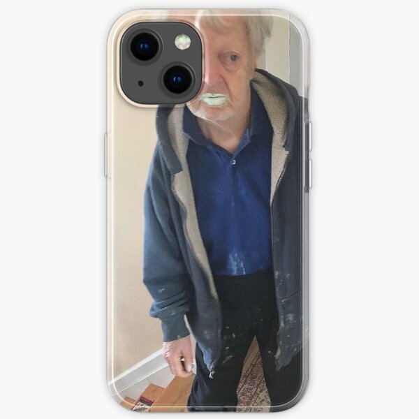 90 Year old Man eats 1/2 litre of green paint thinking it's mint yoghurt iPhone Soft Case