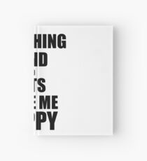 Marching Band And Cats Make Me Happy Funny Gift Idea For Hobby Lover Hardcover Journal