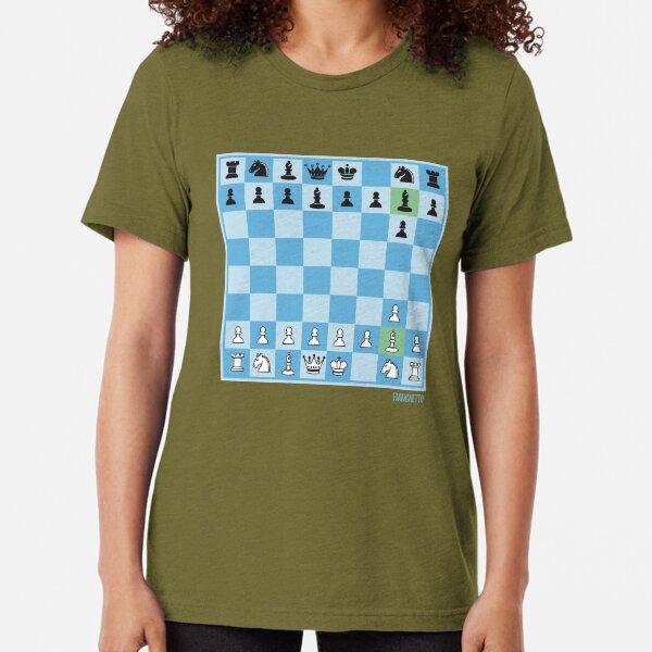 Chess: Fianchetto Tri-blend T-Shirt