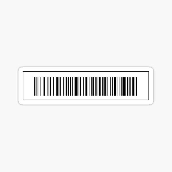 Back Off Nerd Barcode Sticker