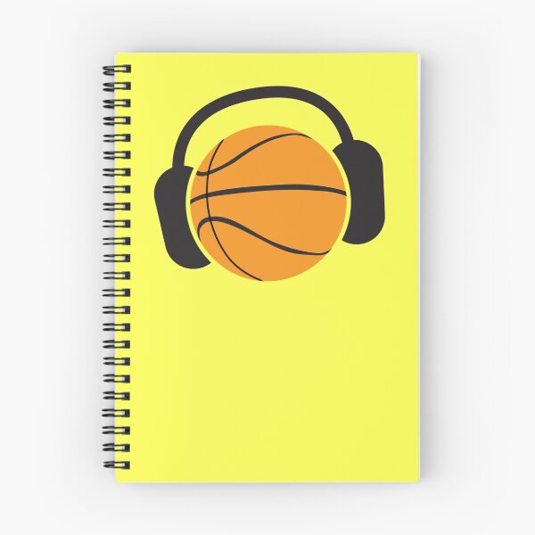 Item preview, Basketball with musical headphones designed and sold by jazzydevil.