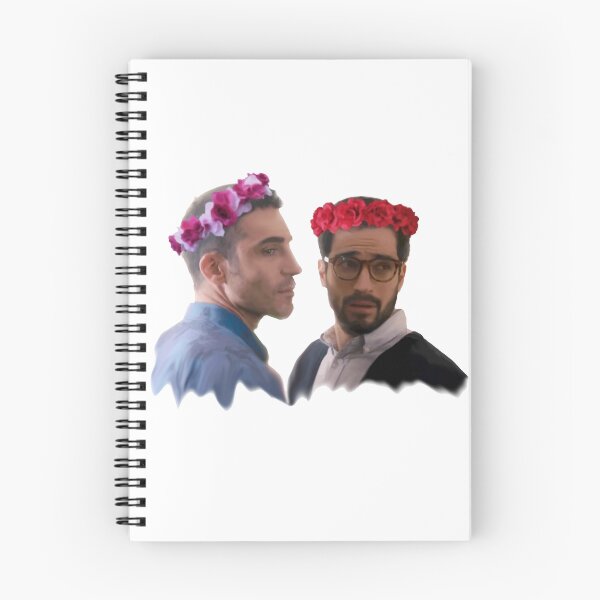 Item preview, lito and hernando with flower crown designed and sold by Art by athelstan.