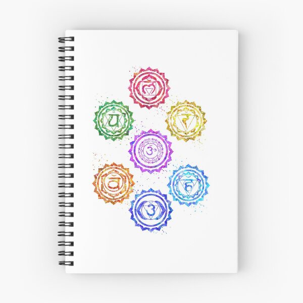 Aperçu de l'œuvre Chakra, chakra aquarelle, chakra de méditation créée et vendue par Rosaliartbook.
