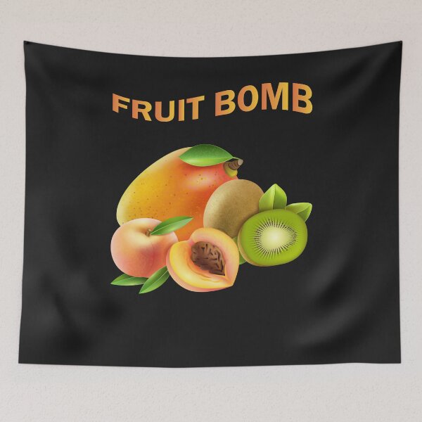 Item preview, Mango kiwi peach fruit bomb fruit picture gift designed and sold by dm4design.