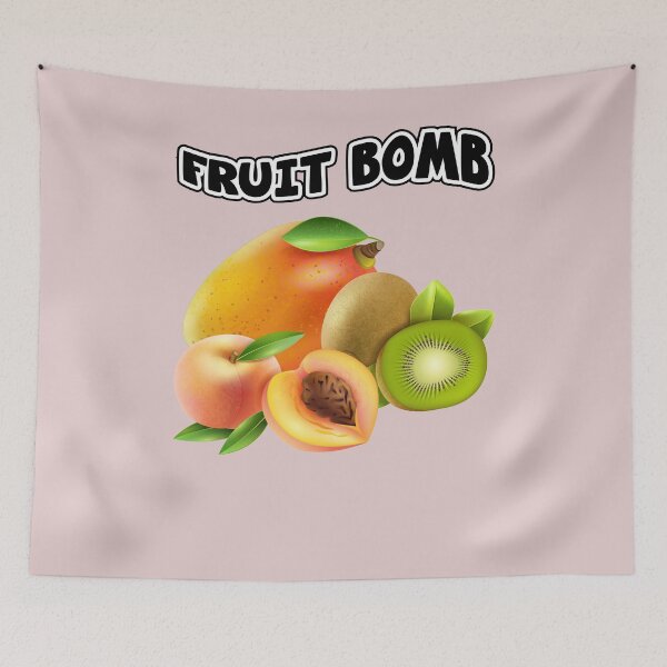 Item preview, Mango kiwi peach fruit bomb fruit picture gift designed and sold by dm4design.