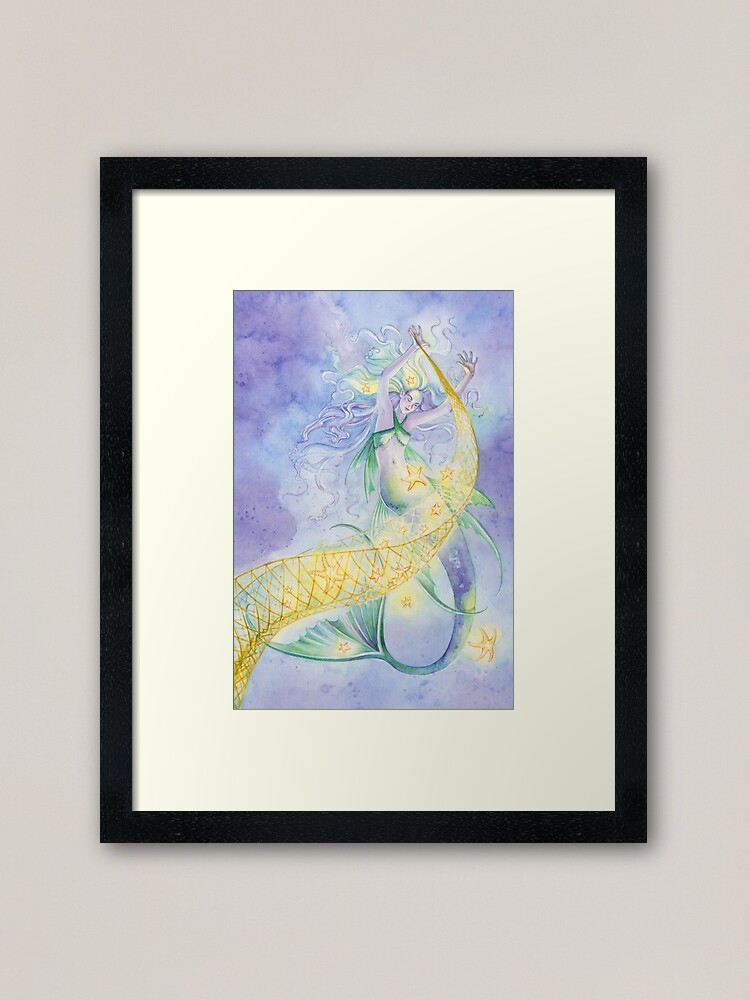 Thumbnail 1 of 7, Framed Art Print, Stardancer designed and sold by janetchui.