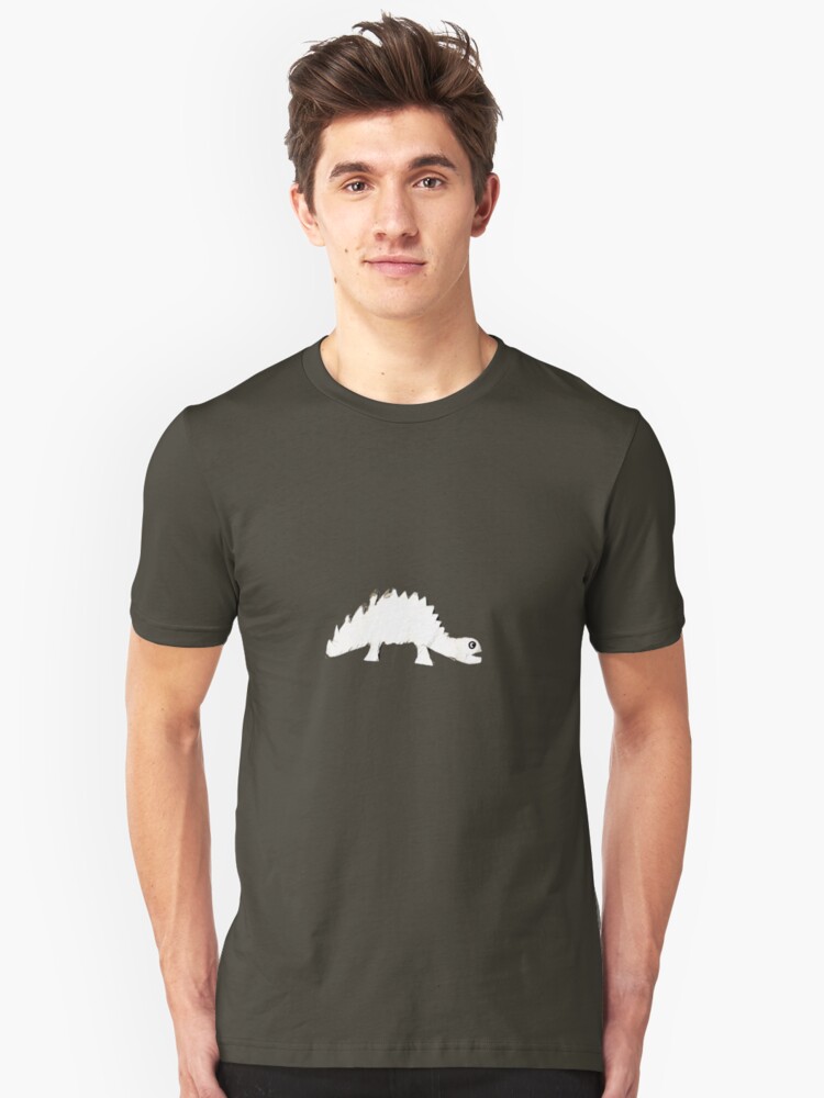 Alternate view of paper dino Slim Fit T-Shirt