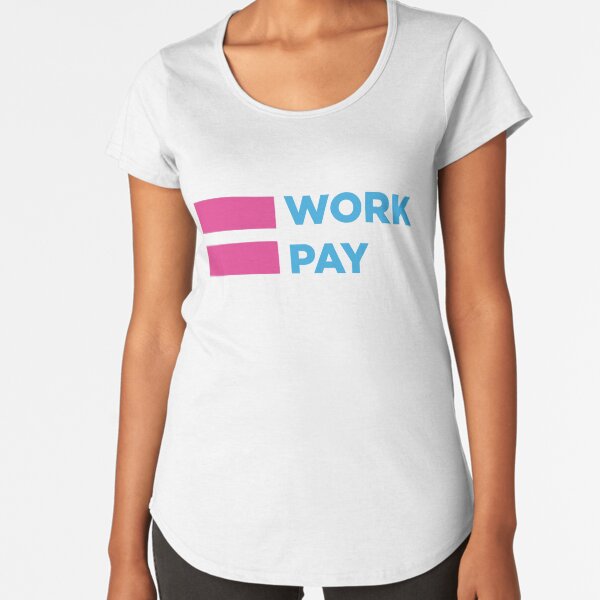Equal Pay Logo Premium Scoop T-Shirt