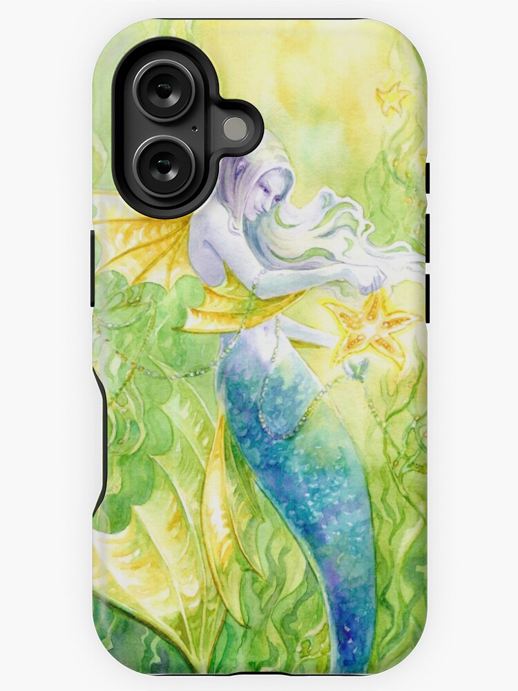 Thumbnail 1 of 4, iPhone Case, Sea Kelp & Starfish designed and sold by janetchui.