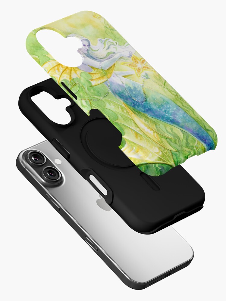 Thumbnail 2 of 4, iPhone Case, Sea Kelp & Starfish designed and sold by janetchui.