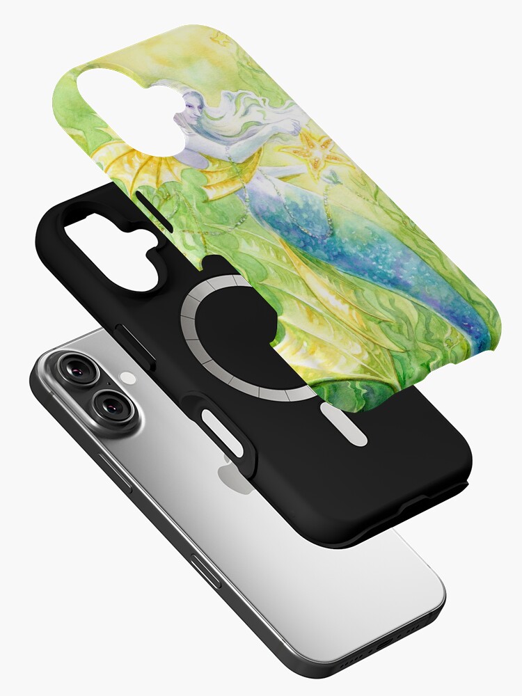 Thumbnail 2 of 4, iPhone Case, Sea Kelp & Starfish designed and sold by janetchui.