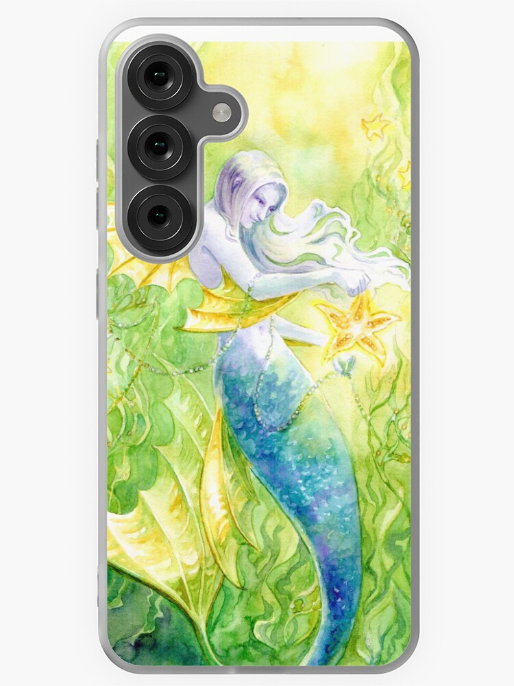 Thumbnail 1 of 4, Samsung Galaxy Phone Case, Sea Kelp & Starfish designed and sold by janetchui.