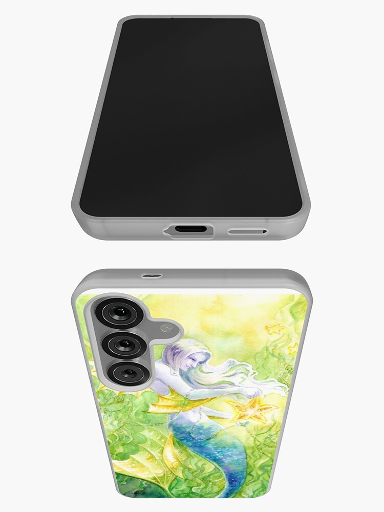 Thumbnail 3 of 4, Samsung Galaxy Phone Case, Sea Kelp & Starfish designed and sold by janetchui.