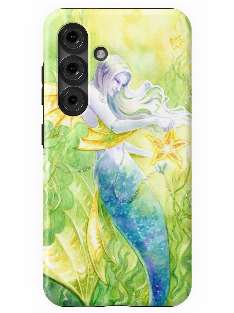 Thumbnail 1 of 4, Samsung Galaxy Phone Case, Sea Kelp & Starfish designed and sold by janetchui.