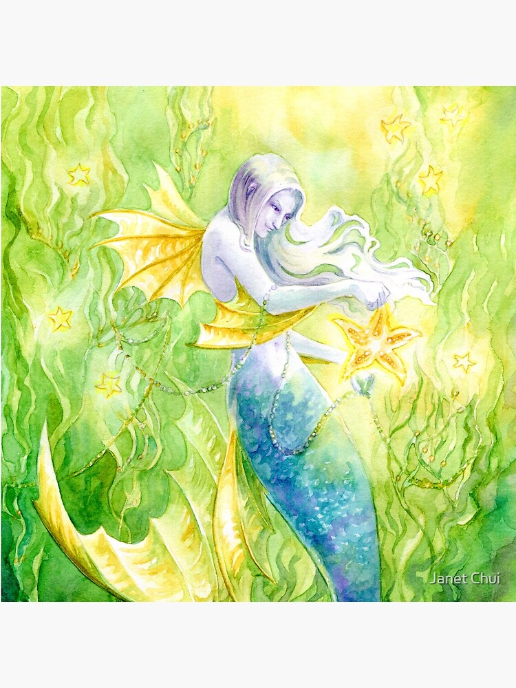 Thumbnail 2 of 2, Tote Bag, Sea Kelp & Starfish designed and sold by janetchui.