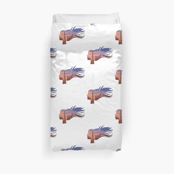 Paris Lady Duvet Cover