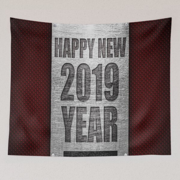 Item preview, fwc 3979 new year happy 2019 designed and sold by fred chiea.