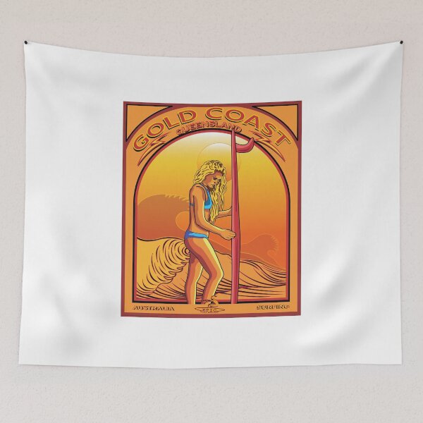Item preview, GOLD COAST QUEENSLAND AUSTRALIA SURFING designed and sold by Larry Butterworth.