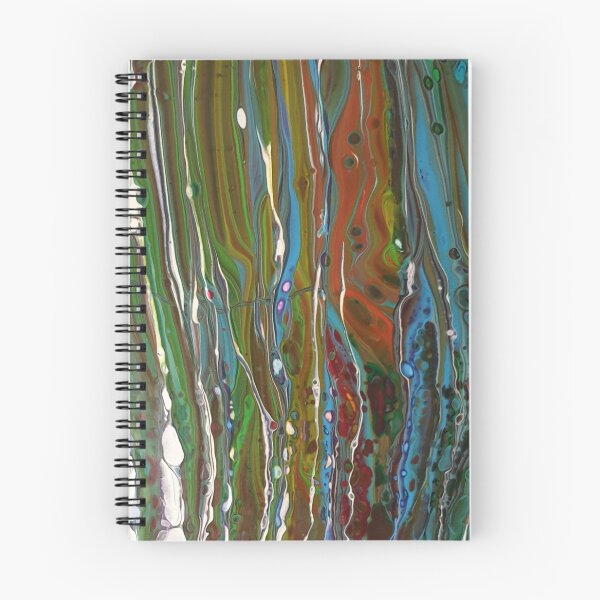 Item preview, Queue over the Rainbow. Acrylic Fluid Abstract Art designed and sold by sharonperryart.