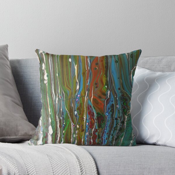 Item preview, Queue over the Rainbow. Acrylic Fluid Abstract Art designed and sold by sharonperryart.