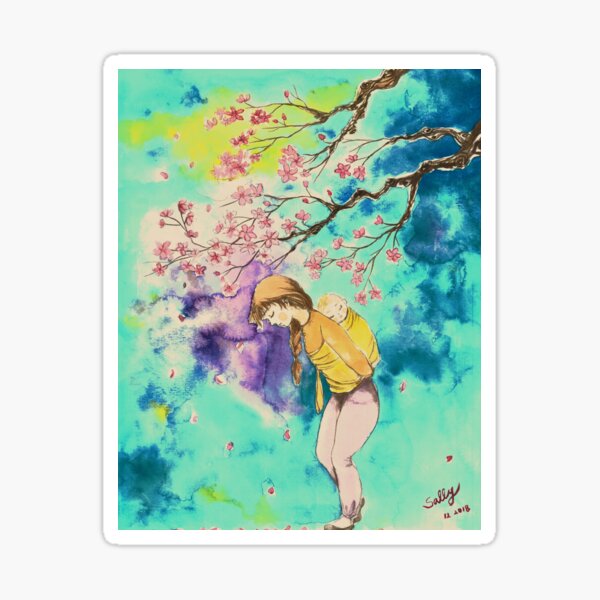 Big Sister (watercolor) Sticker