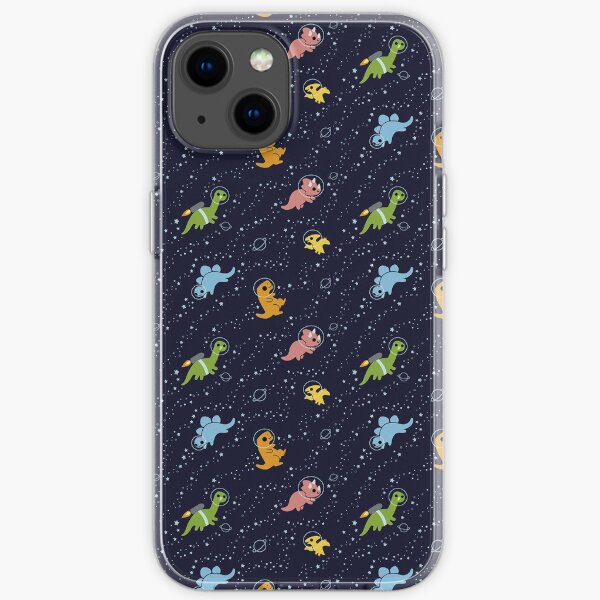 Dinosaurs In Space iPhone Soft Case