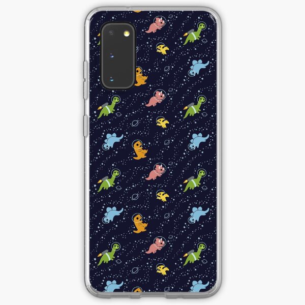Dinosaurs In Space Pattern Samsung Galaxy Soft Case