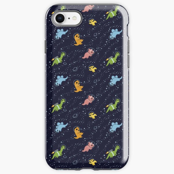 Dinosaurs In Space iPhone Tough Case