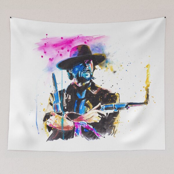 Item preview, Eastwood -The Legend Watercolor designed and sold by Beau Singer.
