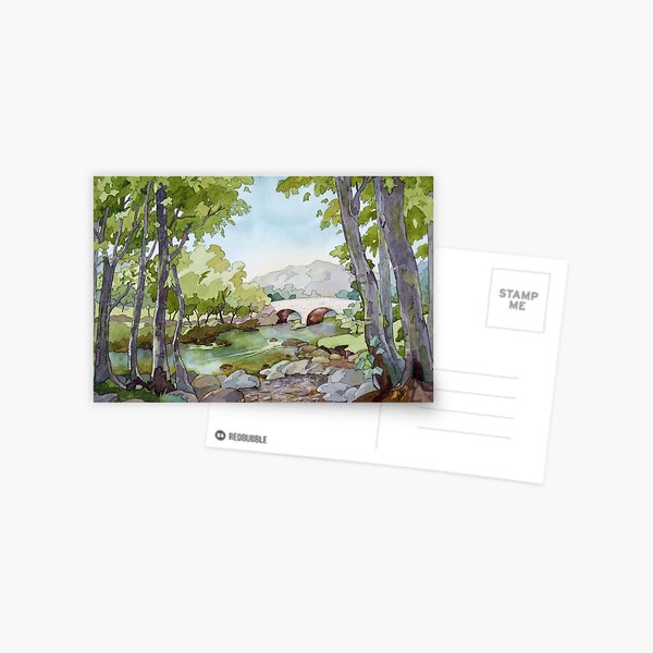 Afon Llugwy Postcard