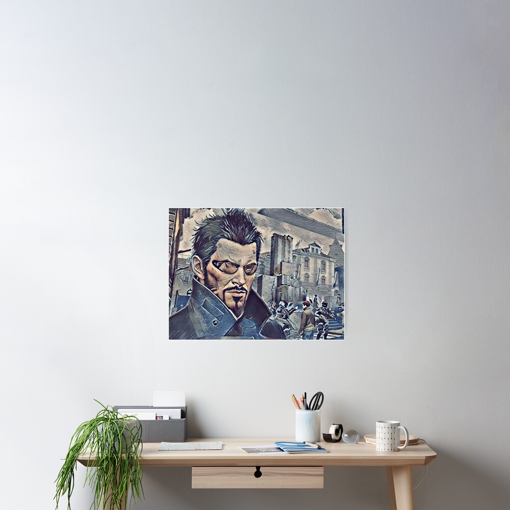 Deus Ex Adam Jensen Game Art Poster