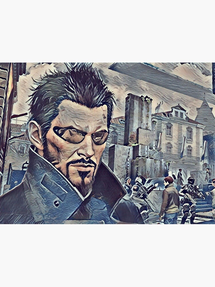 Deus Ex Adam Jensen Game Art by mia-scott