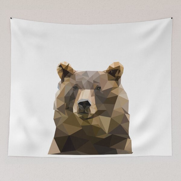Item preview, Brown Poly Bear designed and sold by GrudaDesigns.