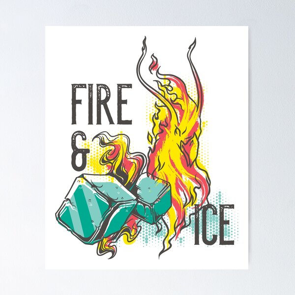 Item preview, Vintage Fire and Ice Mix Drink Tattoo Inked Up design designed and sold by goodfriendkyle.