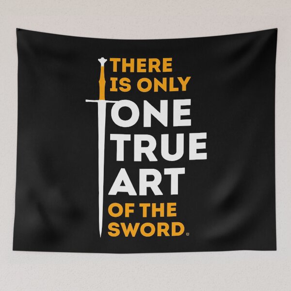 Item preview, There is Only One True Art of the Sword designed and sold by ArteDoCombate.