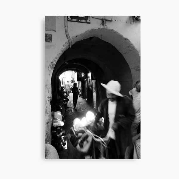 Old city motion Canvas Print