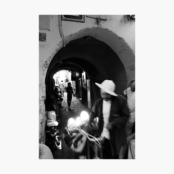 Old city motion Photographic Print
