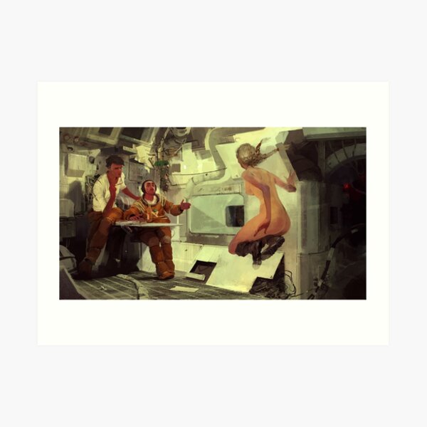 Astro Naked Art Print For Sale By Docgrasshopper Redbubble